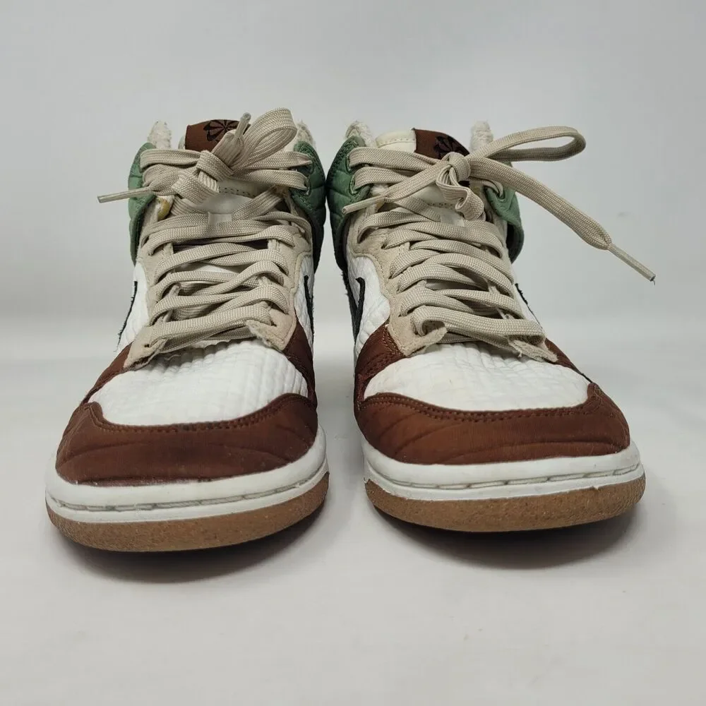 Nike Dunk High LX Next Nature Toasty Womens 6 Summit White Black Green Sneakers - Picture 6 of 16